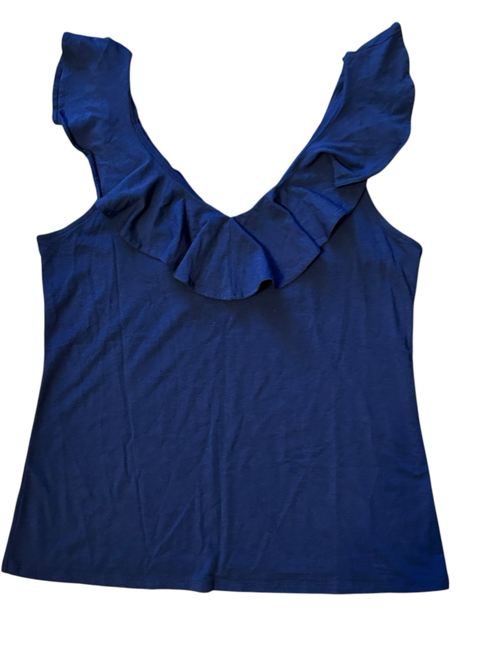 Lilly Pulitzer Women’s Small Navy Blue Ruffle Tank NWOY‎